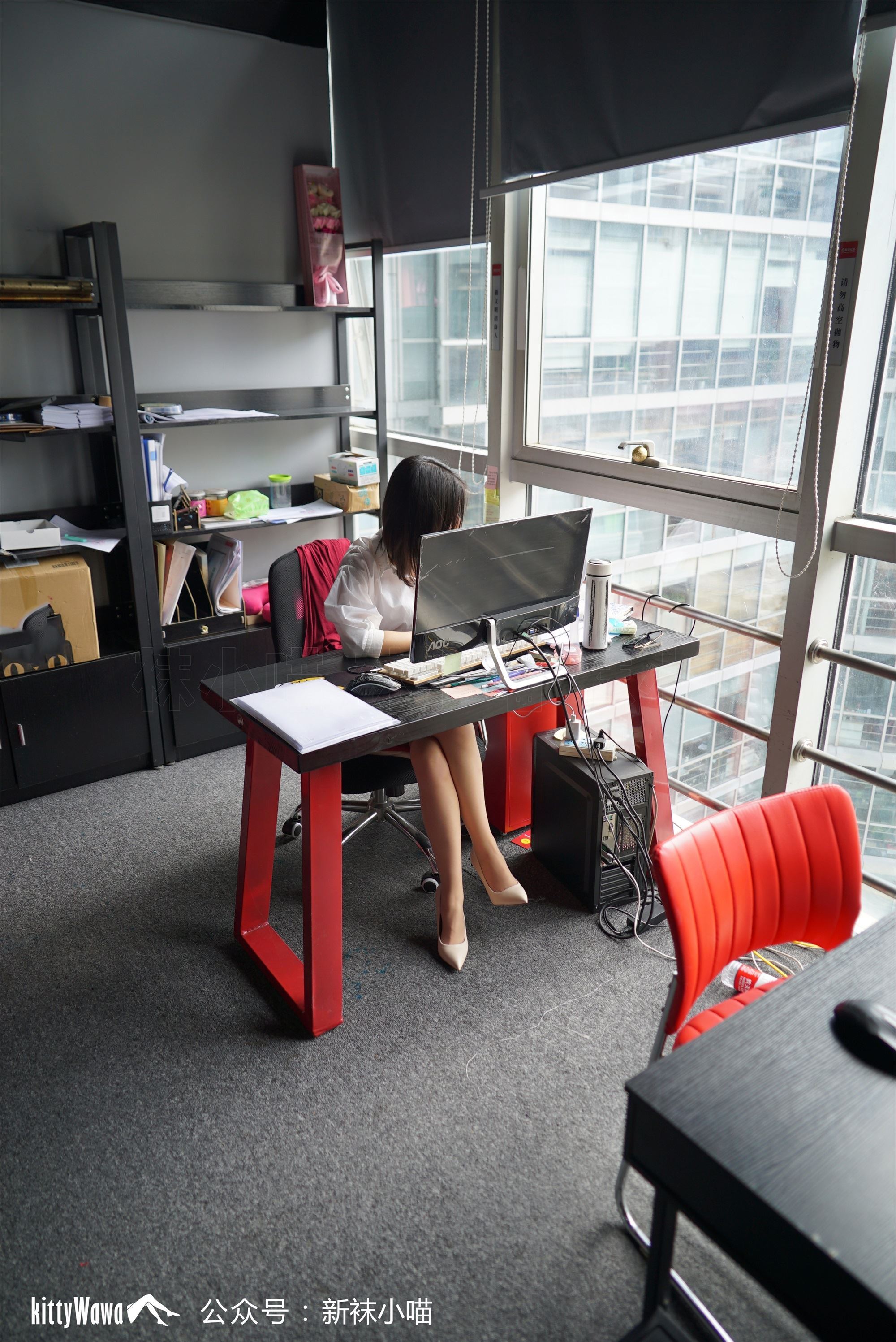 kittyWawa袜小喵故事集  KTS014 加班